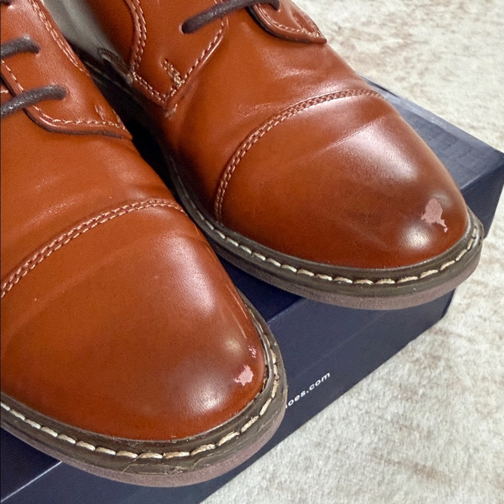Bruno Marc Kids' Brown Dress Shoes - Picture 4 of 10